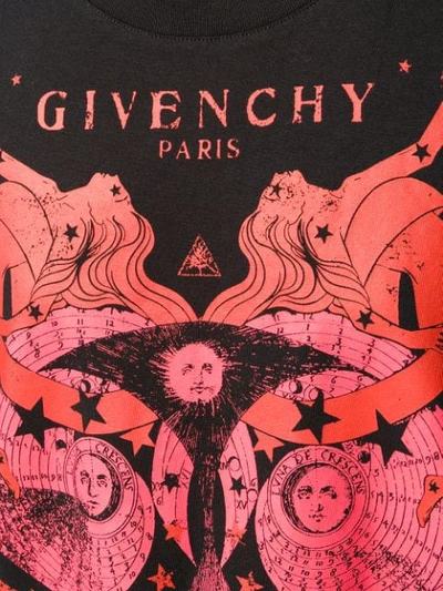 Shop Givenchy Gemini Printed T In Black