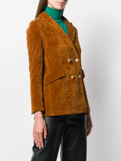Shop Circolo 1901 Double-breasted Jacket In Vu