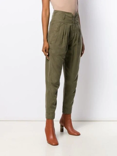 Shop Frame Harem Trousers In Milt Military