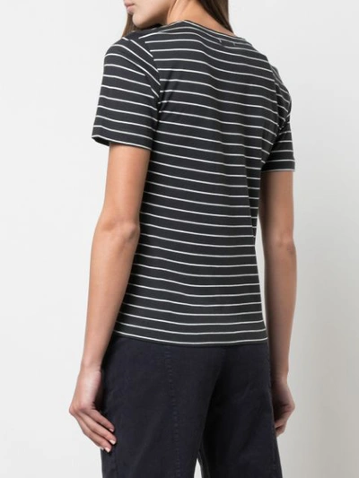 Shop Alex Mill Striped T-shirt In Blue