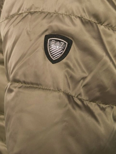Shop Ea7 Emporio Armani Puffer Jacket - Green