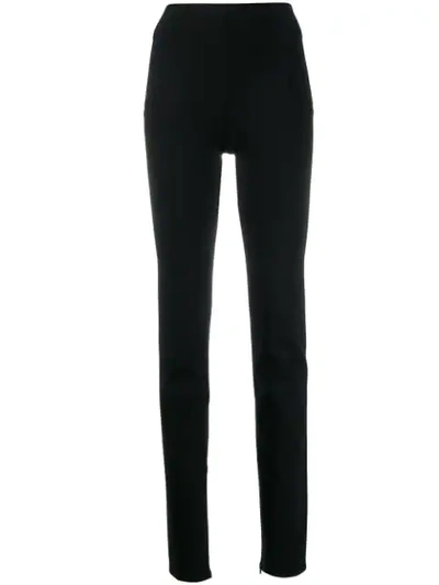 THE ROW ZIPPED POCKET LEGGINGS - 黑色