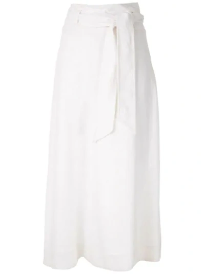 NK ADRIAN中长半身裙 - 白色