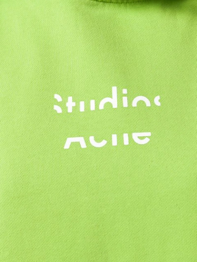 Shop Acne Studios Oversized-kapuzenpullover In Green