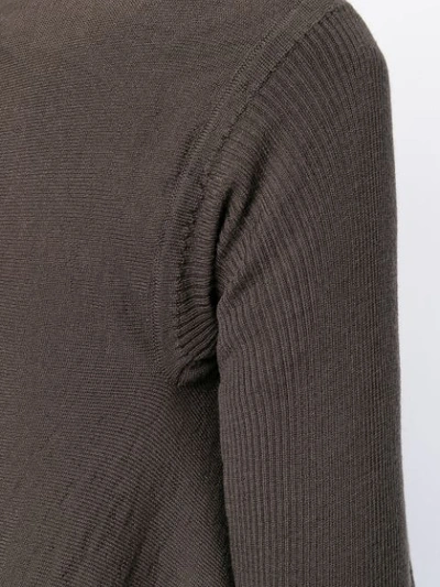 Shop Rick Owens Short Wrap Cardigan - Grey