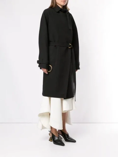 Shop Acler Arbour Trenchcoat In Black