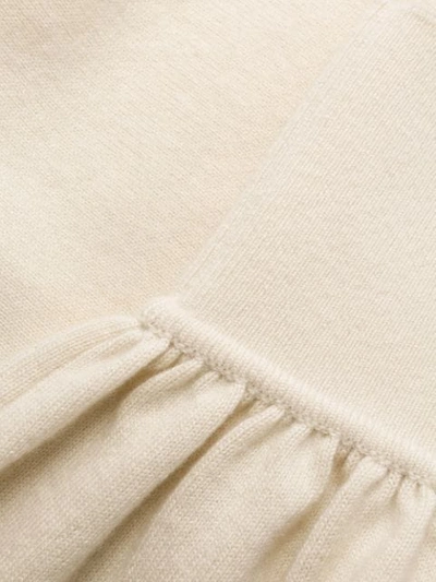 Shop Loro Piana Knitted Track Pants In White