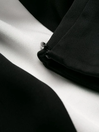 Shop Galvan Striped Trousers In Black
