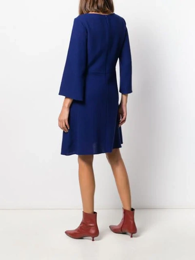 Shop Antonelli Mittellanges Kleid In Blue