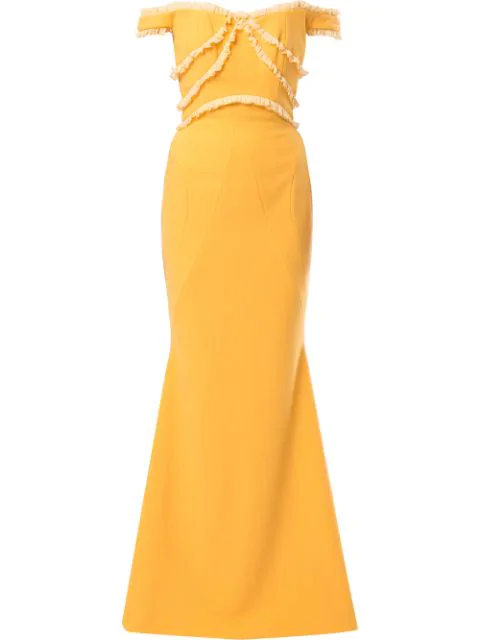 rachel gilbert yellow dress