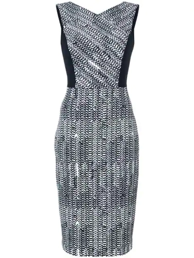 Shop Jason Wu Collection Sleeveless Fitted Dress - Grey