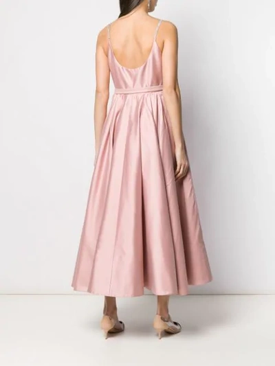 Shop Alessandra Rich Belted Dress In 1941pink