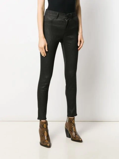 Shop Dondup High-waisted Skinny Jeans In Grey