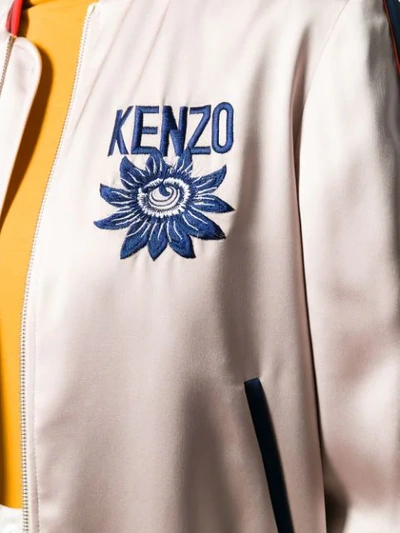 Shop Kenzo Mountain Souvenir Jacket In Neutrals