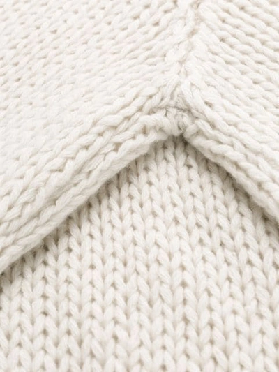 Shop Aragona Chunky Knit Jumper In White