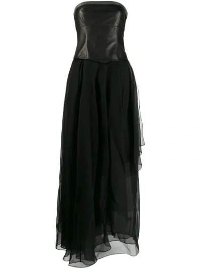 Shop Brunello Cucinelli Schulterfreie Robe In C101 Black