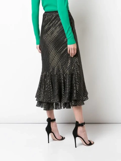 Shop Diane Von Furstenberg Debra Crinkle Skirt In Black