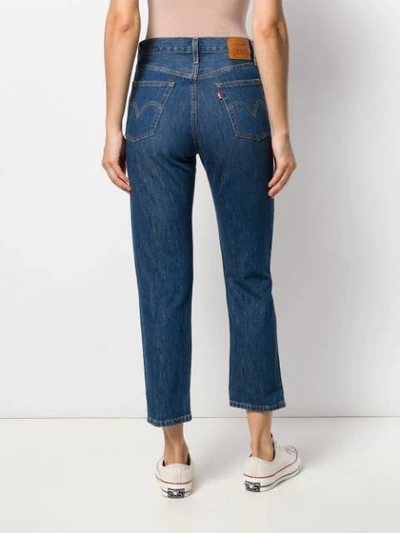 LEVI'S 501 CROPPED JEANS - 蓝色