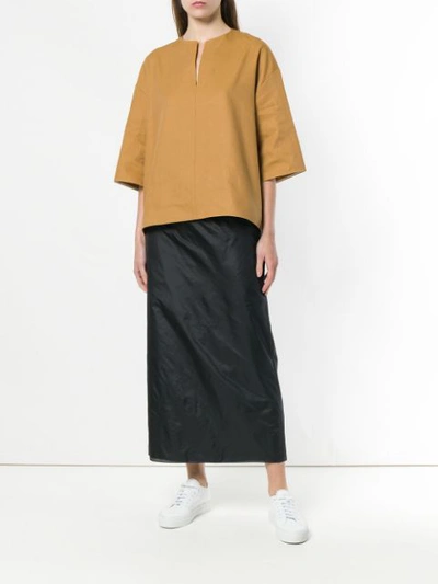 a-line maxi skirt