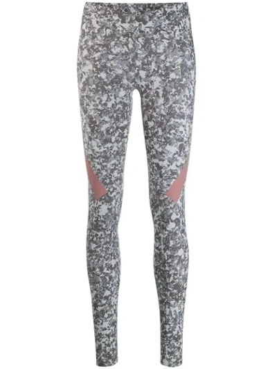 Shop Adidas By Stella Mccartney All-over Leggings In Grey