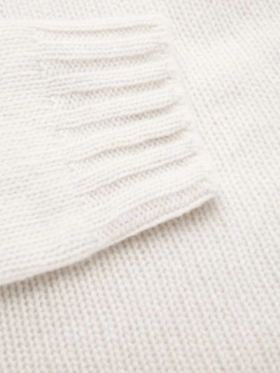 Shop Aragona Round Neck Jumper In White