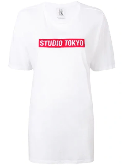 Shop Zoe Karssen Studio Tokio Long T-shirt - White