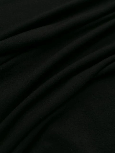 Majestic Stretch Jersey Turtleneck Top In Black