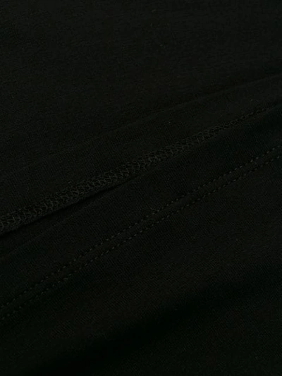 Majestic Stretch Jersey Turtleneck Top In Black