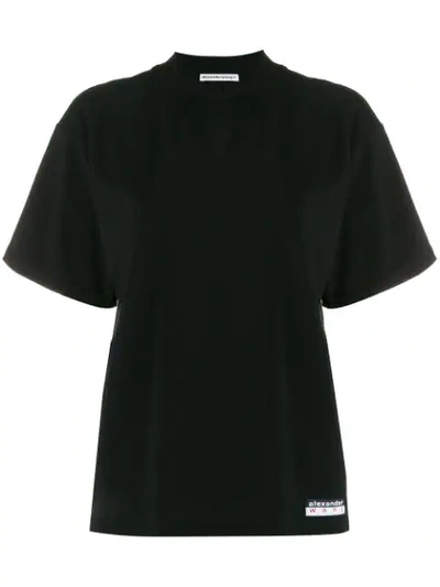 Shop Alexander Wang T High Neck T-shirt In Black