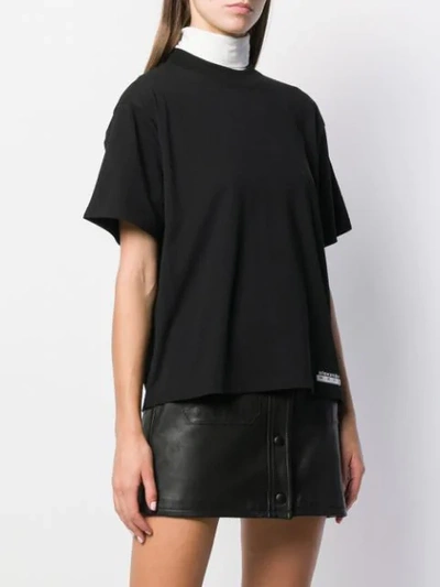 Shop Alexander Wang T High Neck T-shirt In Black