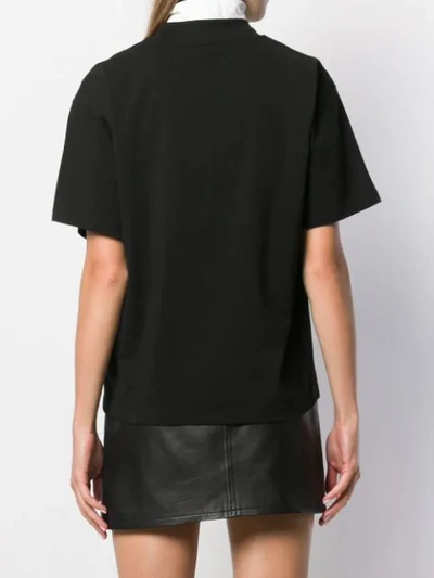 Shop Alexander Wang T High Neck T-shirt In Black