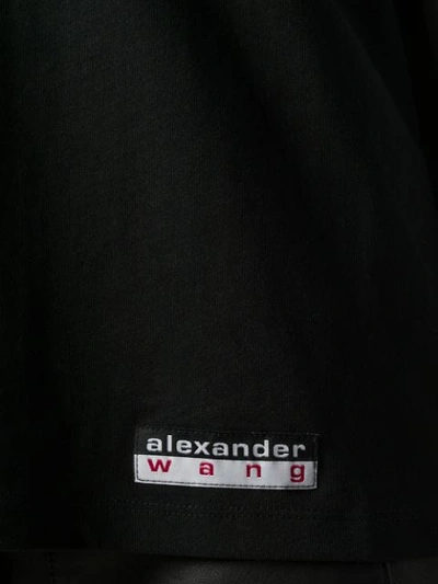 Shop Alexander Wang T High Neck T-shirt In Black