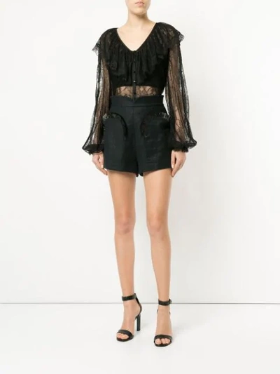 Shop Alice Mccall Notorious Shorts - Black