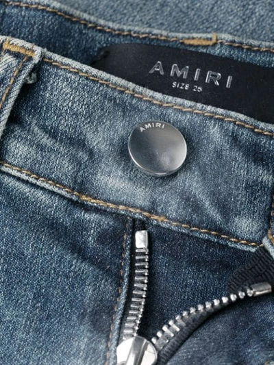 Shop Amiri Skinny Jeans In Blue