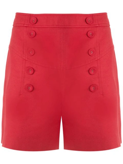 Shop Nk Color Rayan Shorts In Red