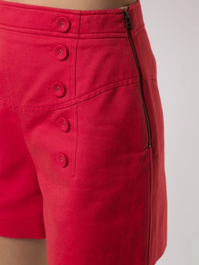Shop Nk Color Rayan Shorts In Red