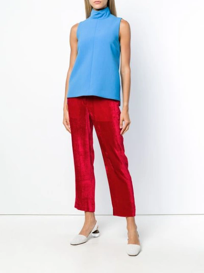 Shop Sies Marjan Velour Corduroy Trousers - Red