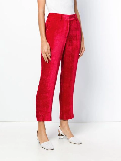 Shop Sies Marjan Velour Corduroy Trousers - Red