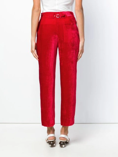 Shop Sies Marjan Velour Corduroy Trousers - Red