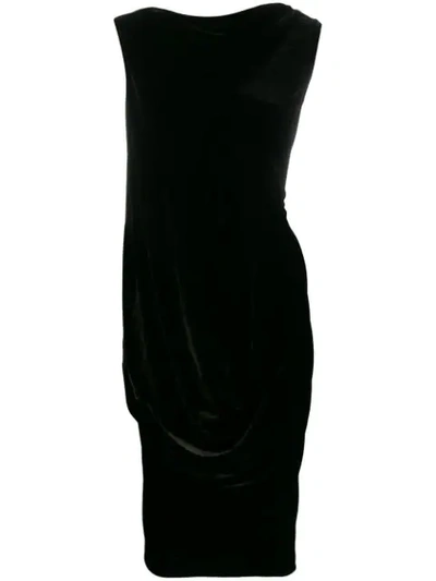 Shop Rick Owens Ellipse Dress In Black