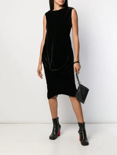 Shop Rick Owens Ellipse Dress In Black