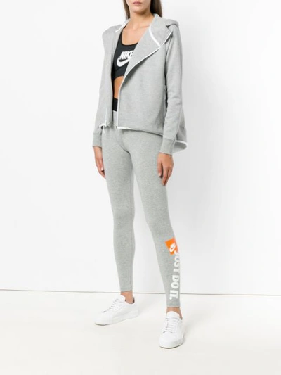 Nike Side Fastened Sport Jacket - Grey In Grey