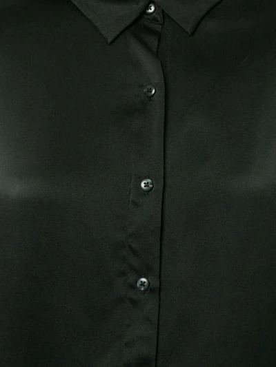 Shop Nobody Denim Silk Cuff Shirt Soiree - Black