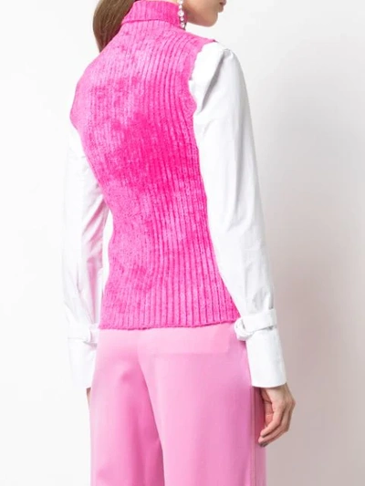 Shop Sies Marjan Ribbed Sleeveless Top In Pink