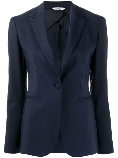 Shop Tonello Fitted Blazer In 600  Blue