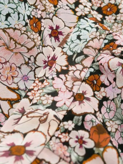Shop Giambattista Valli Floral Print Full Skirt In Pink