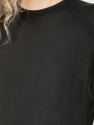 Shop Reformation Gavin Short-sleeve Midi Dress In Black