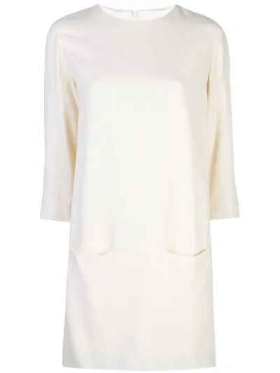 Shop The Row Short Shift Dress In White