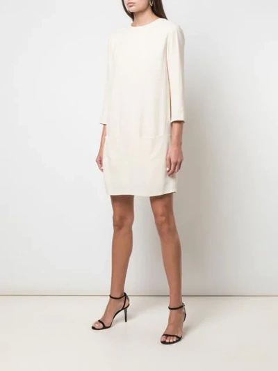 Shop The Row Short Shift Dress In White