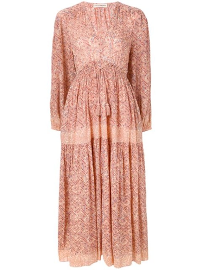 Shop Ulla Johnson Althea Maxi Dress In Pink
